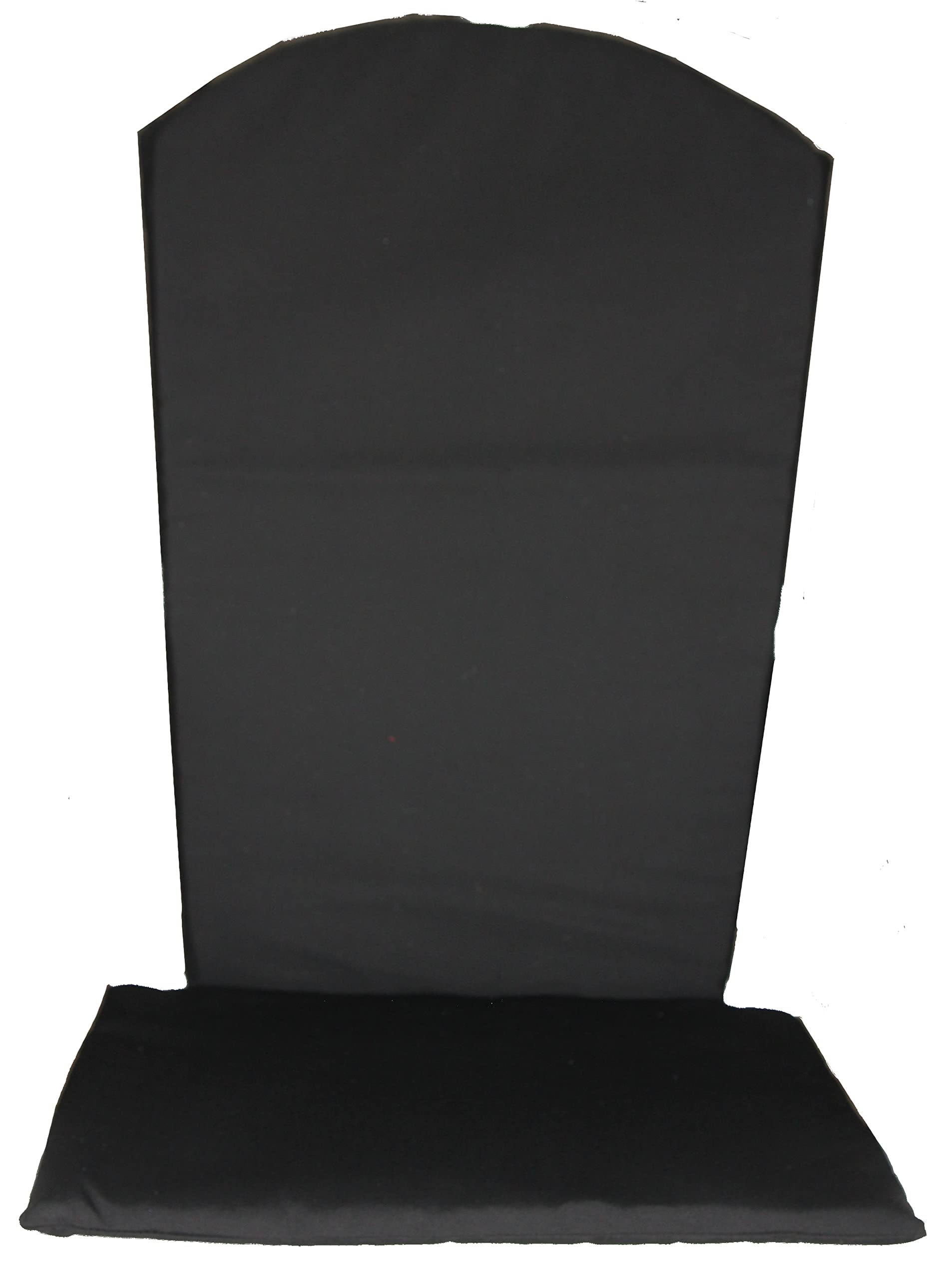 Premium Adirondack Chair Cushion - Waterproof & UV Resistant Outdoor Furniture Cushion - Black - Perfect for Patio, Deck, Garden & Poolside Relaxation