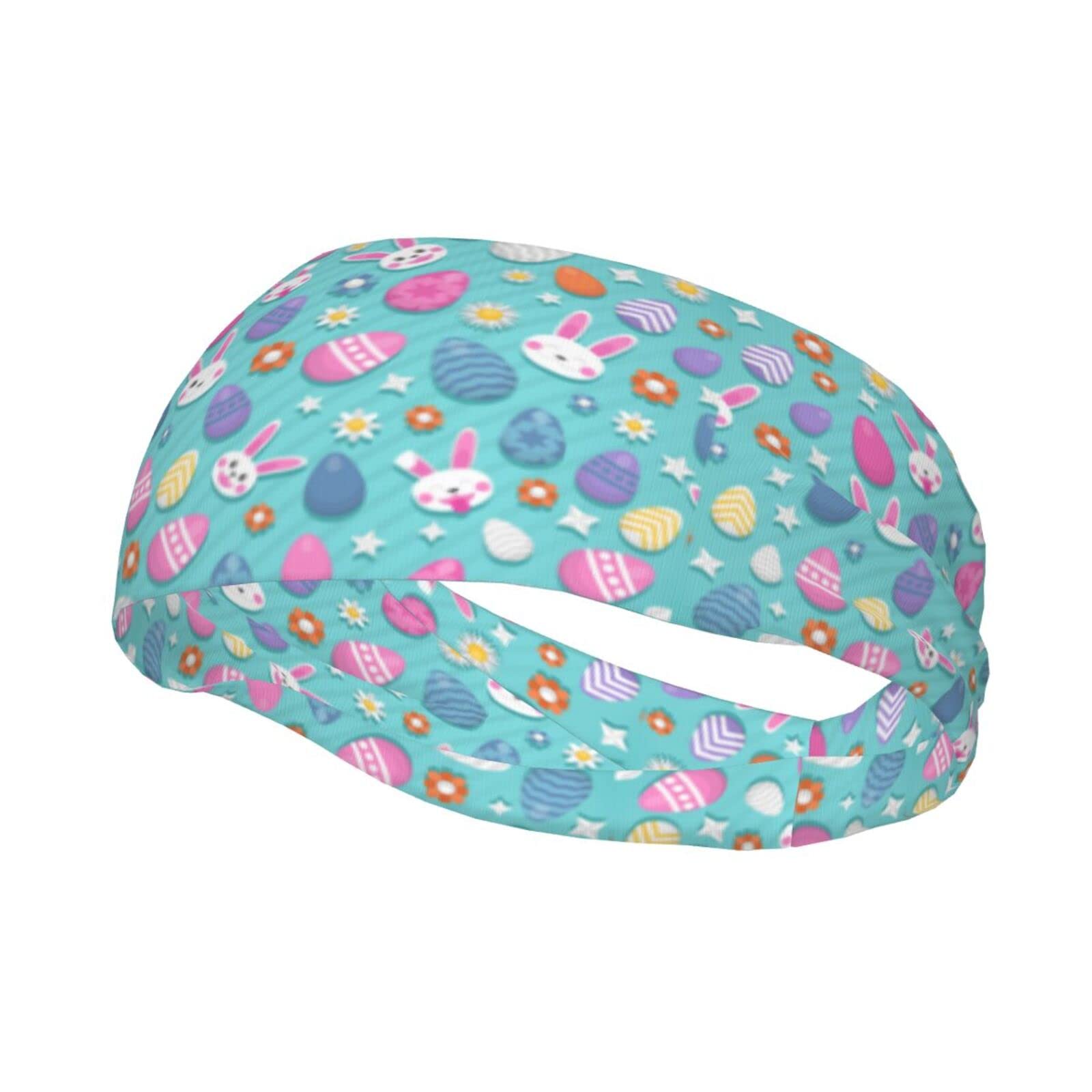 Non-Slip Workout Headbands for Women - Ultra Stretch Sports Headbands for Running, Yoga, Biking & Gym - Pack of 10 - Stay Secure During Intense Workouts & Outdoor Activities