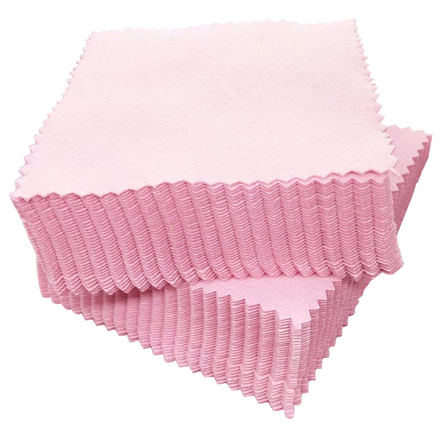 Luckkyme 100-Piece Jewelry Cleaning & Polishing Cloths for Sterling Silver, Gold, Platinum, Watches, Glasses – Perfect for Home, Travel & Professional Use
