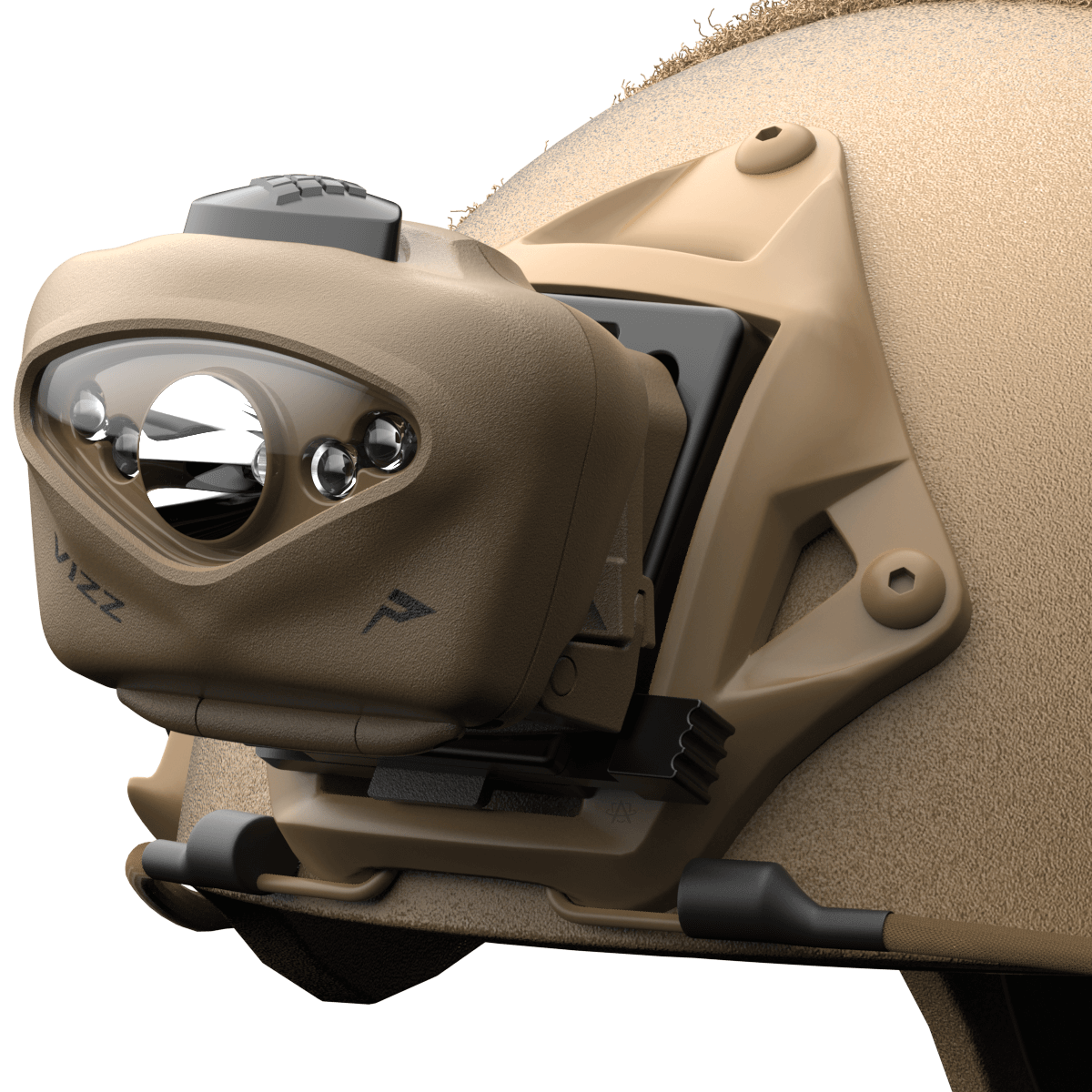 Princeton Tec Vizz Tactical MPLS Headlamp - 550 Lumens LED Headlight for Camping, Hiking & Outdoor Adventures | Waterproof & Durable | Made in USA