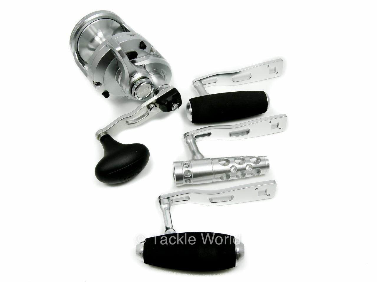 Jigging World Power Handle for Shimano SpeedMaster 2 Speed Conventional Reels - Upgrade Your Fishing Reel for Saltwater & Offshore Angling