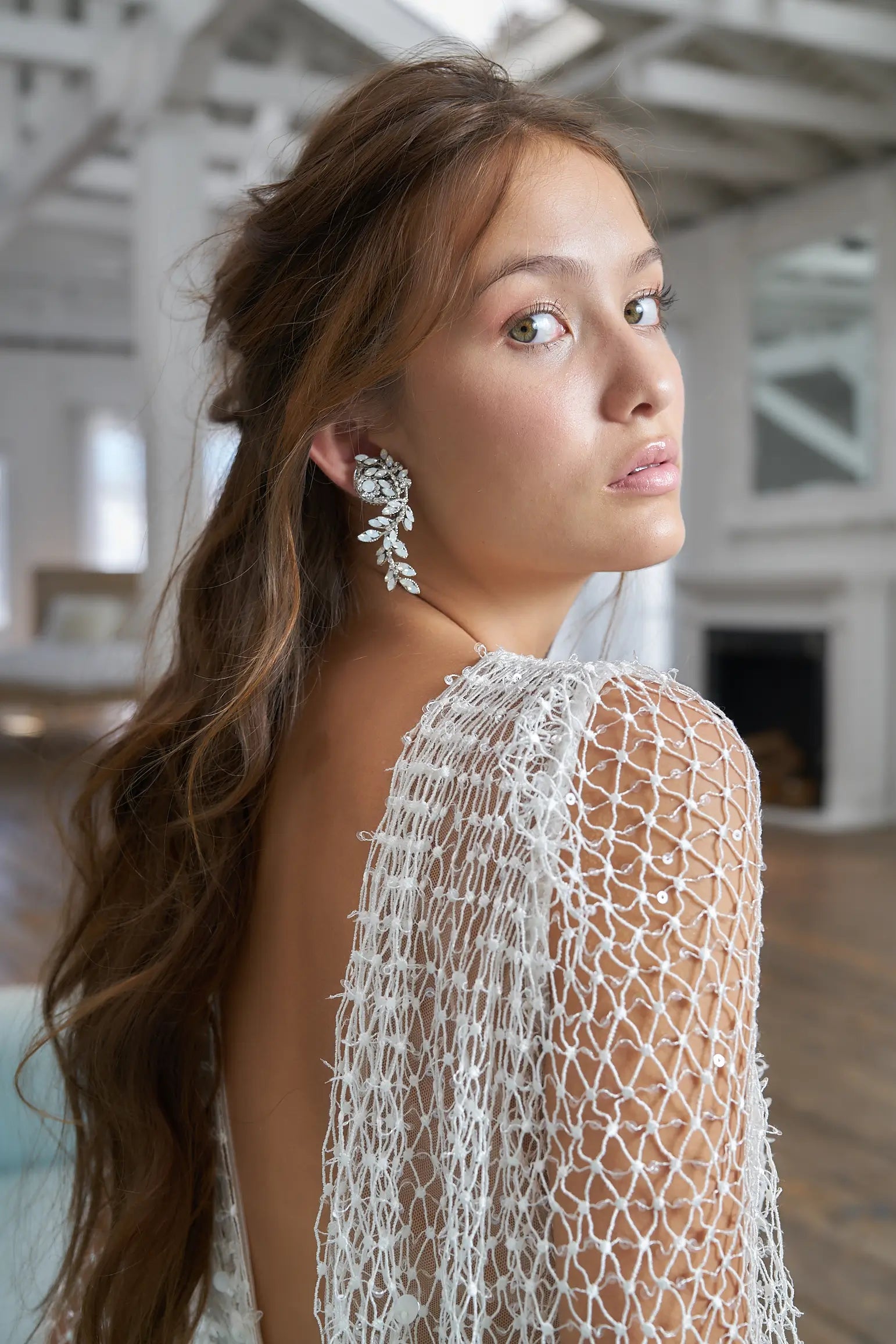 Elegant Elle Earrings for Women - Gold & Silver Dangle Hoop Earrings - Perfect for Parties, Weddings & Everyday Wear