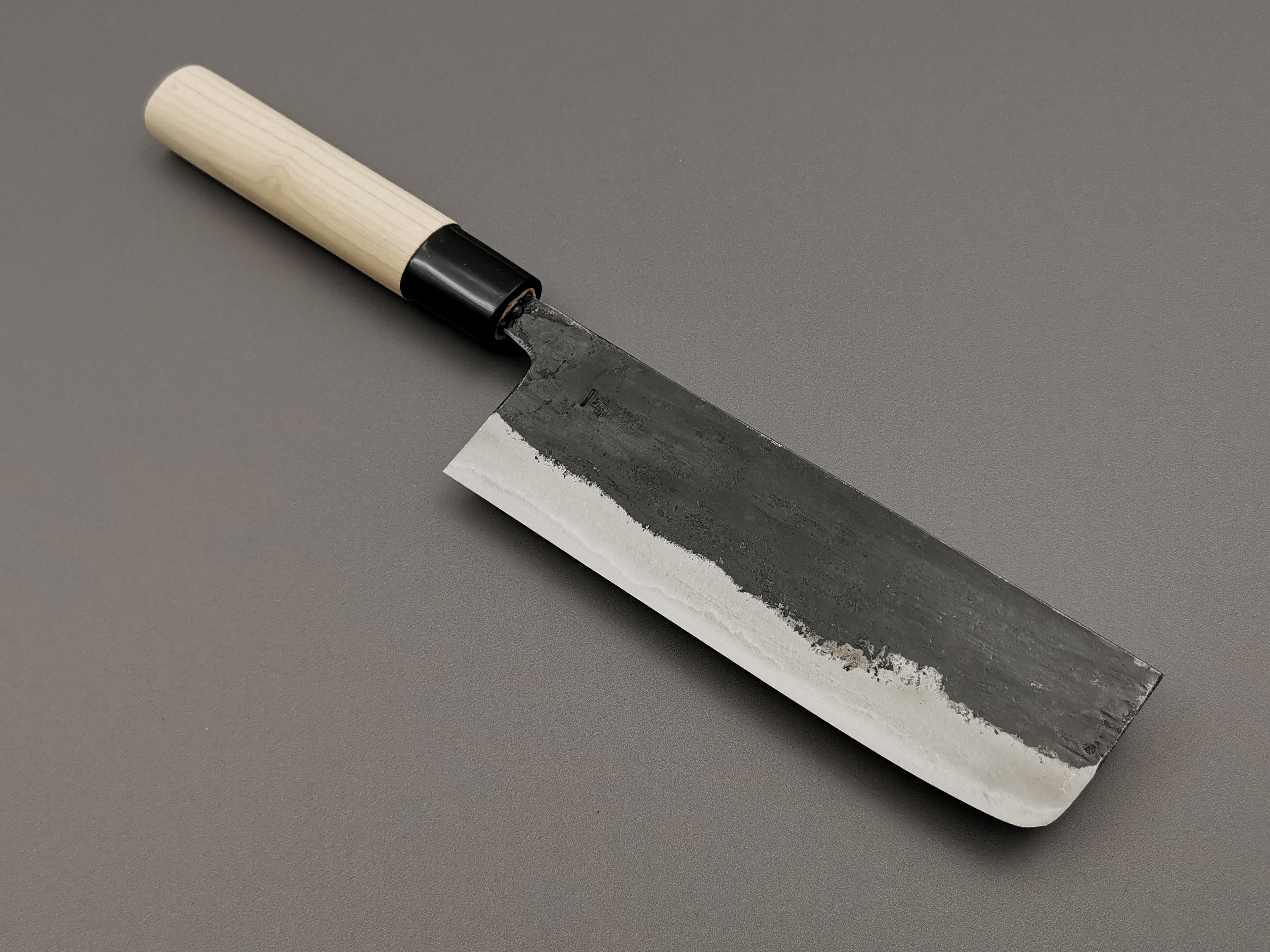 Premium Japanese Takeo Murata Buho Nakiri Knife - High Carbon Steel Vegetable & Herb Chopping Knife for Professional Chefs & Home Cooking - Perfect for Slicing, Dicing & Mincing Vegetables, Herbs & Fruits