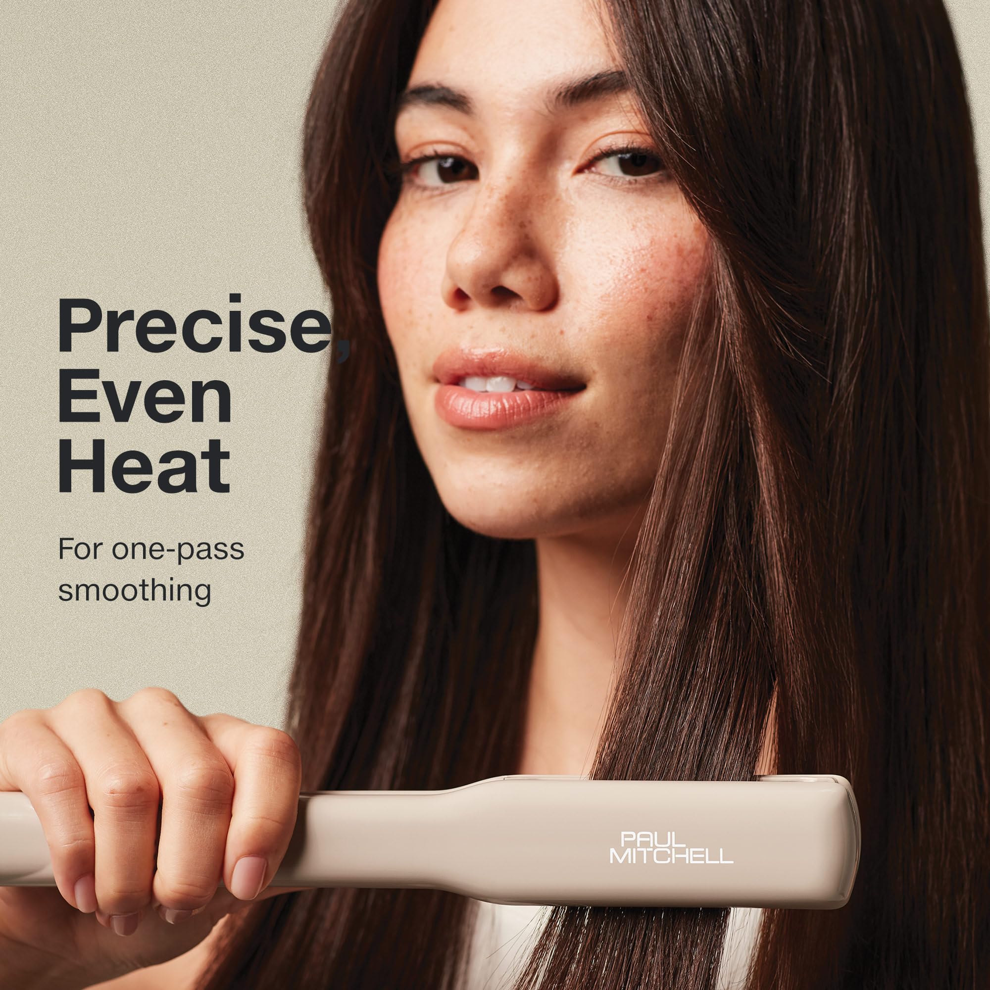 Paul Mitchell Pro Tools Express Ion Smooth + Ceramic Flat Iron - Adjustable Heat Settings for Smoothing & Straightening Hair - Perfect for Home Use, Salon Styling & Travel