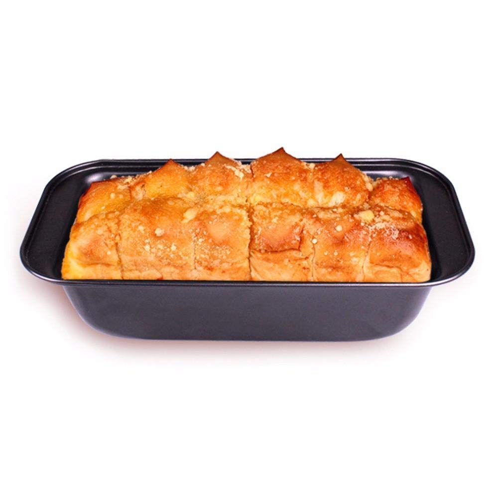 **Lexazo Nonstick Aluminum Bread Loaf Pan - Rectangular Cake Baking Mold for Homemade Bread, Cakes & Pastries - Microwave & Oven Safe (1-Piece, Black) - Perfect for Baking, Meal Prep & Holiday Treats**
