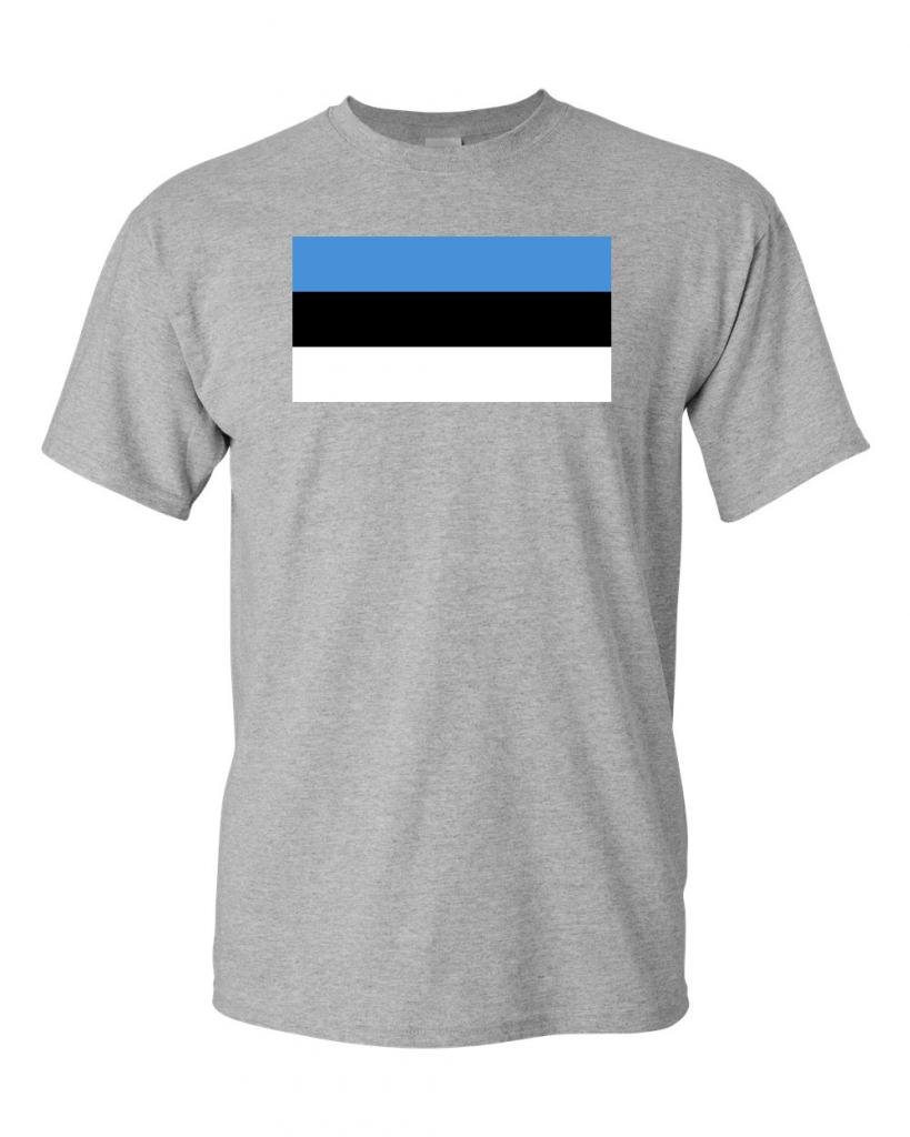 Estonia Country Flag T-Shirt for Adults - Patriotic & Comfortable Cotton Tee - Perfect for National Holidays, Travel & Sports Events
