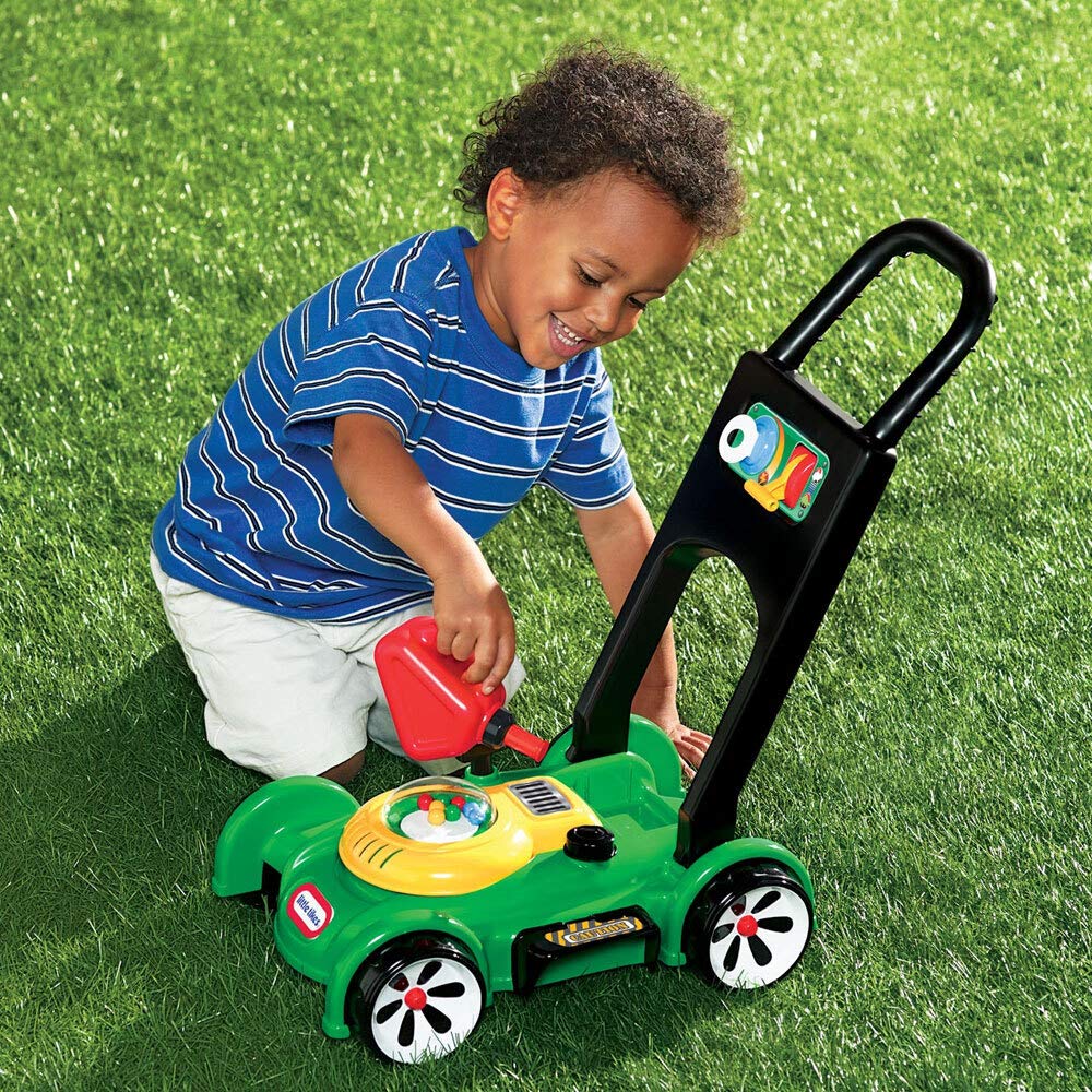 Little Tikes Gas 'n Go Mower - Realistic Toy Lawn Mower for Kids, Push & Play Pretend Outdoor Toy with Sounds & Moving Parts - Perfect for Backyard Play, Imaginative Role Play & Outdoor Activities