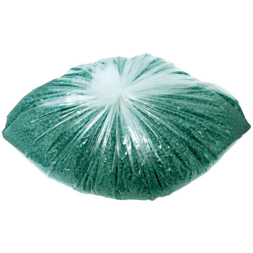 Waxness Film Hard Wax Beads - Green Tea Scented Bulk 22lb (10kg) for Professional Hair Removal & Spa Treatments
