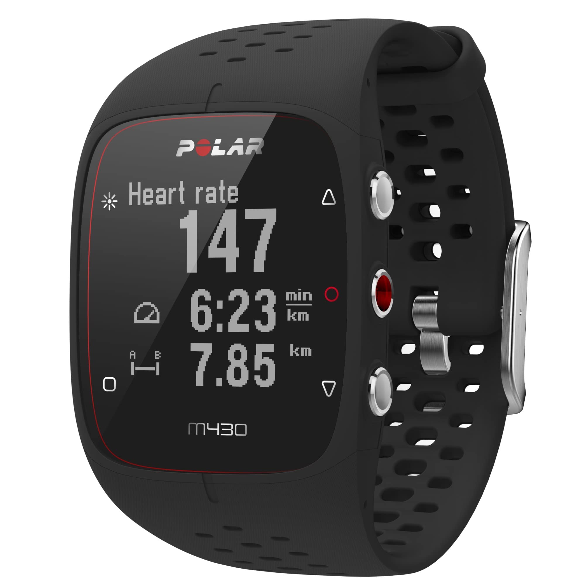 Polar M430 GPS Running Watch - Heart Rate Monitor, Activity Tracker & Waterproof Fitness Watch for Men & Women - Perfect for Jogging, Hiking & Outdoor Sports
