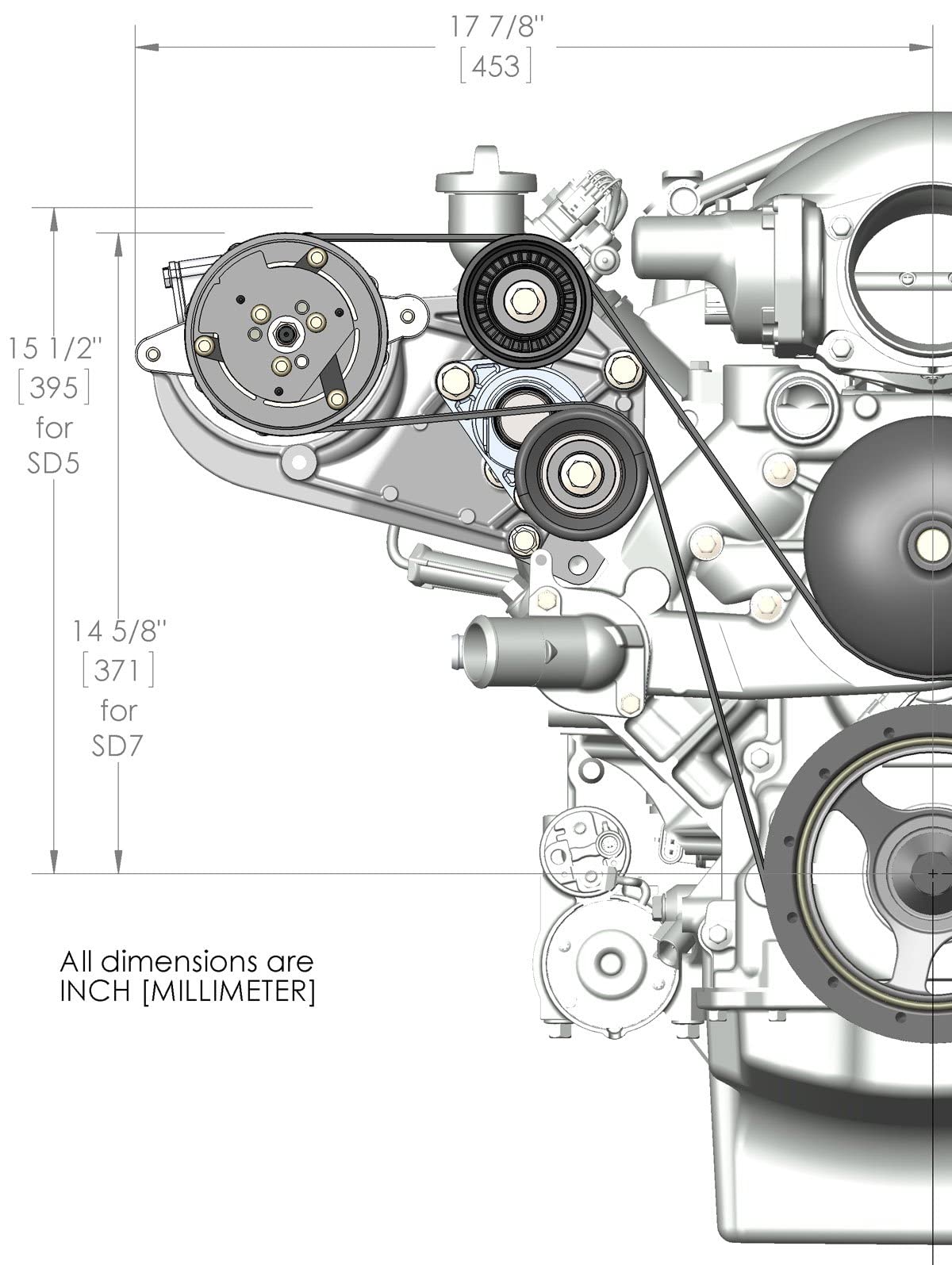 Holley 20-134 LS A/C Accessory Drive Bracket - Compatible with Sanden SD508 & SD7 Compressors | Perfect for LS Engine Swaps & Performance Upgrades