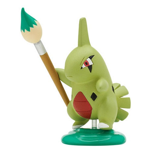 Pokemon Kitan Club Palette Green Collection 2.5 Inch Mini Figure - Rare Collectible Toy for Display, Gifts & Pokemon Battles