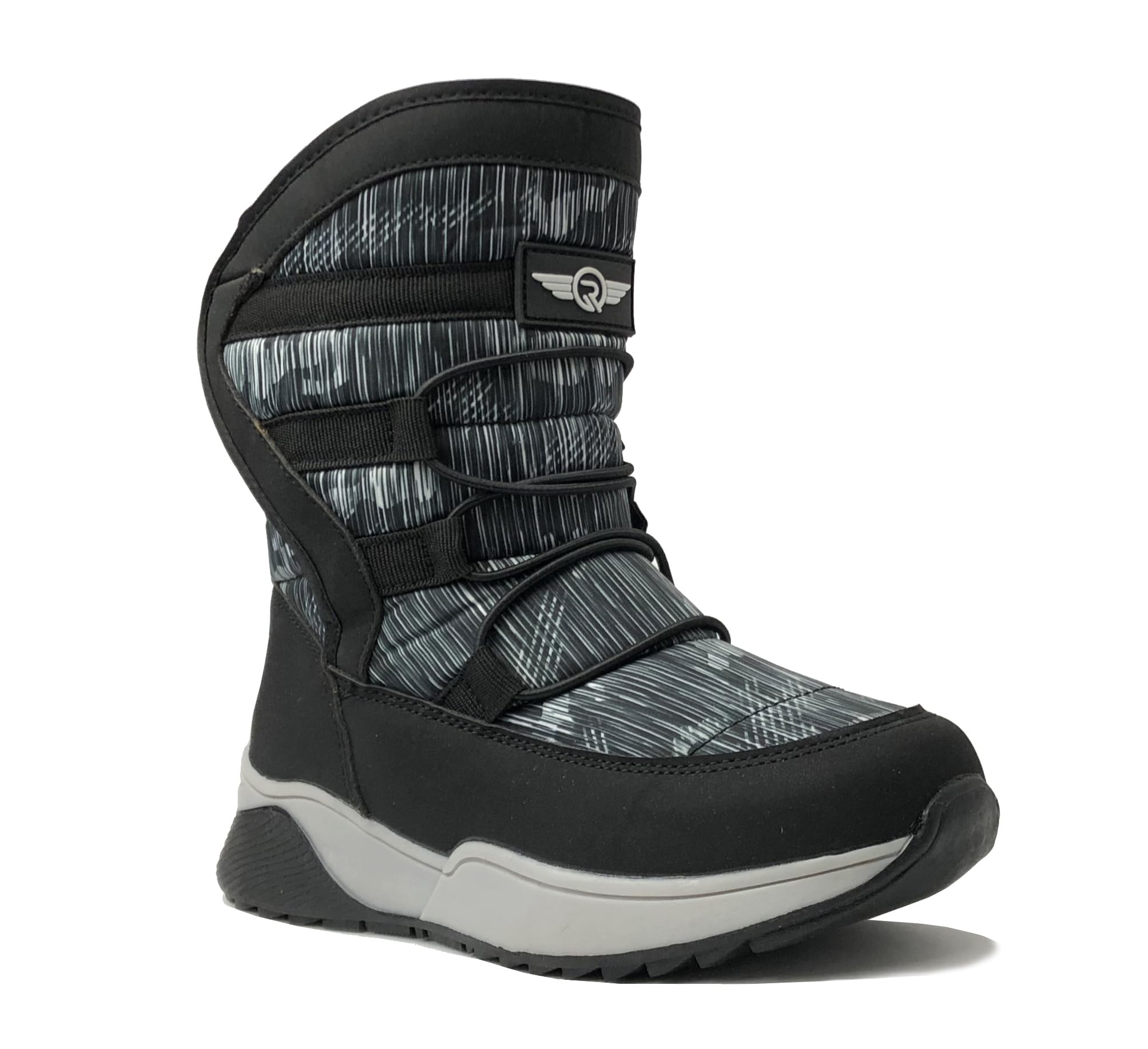 REDVOLUTION Unisex Slip-Resistant Waterproof Snow Boots for Toddler, Little Kid & Big Kid | Winter Fashion Shoes for Boys & Girls | Perfect for Snow Play, Sledding & Cold Weather Outdoor Activities