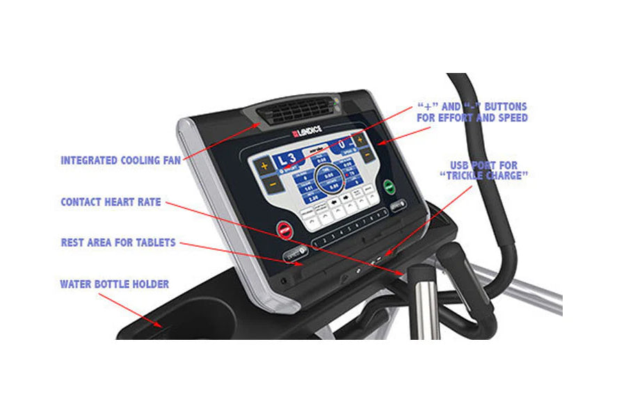 Landice E7 Elliptical Trainer - Premium Home Gym Equipment for Cardio Workouts | Perfect for Home Fitness & Commercial Gyms (Summer Sale)