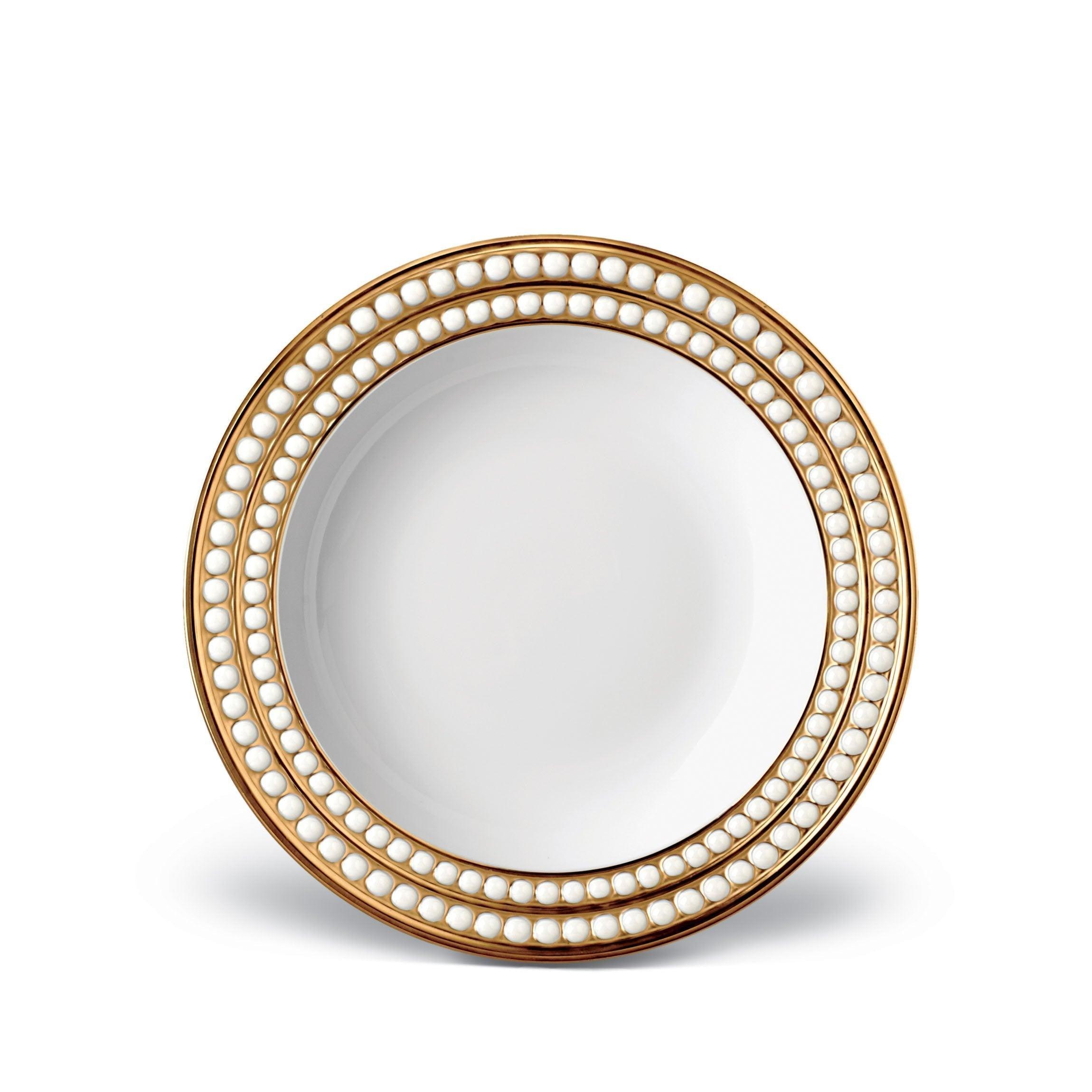Perlée Soup Plate - Elegant Porcelain Dinnerware for Fine Dining, Restaurant & Home Use - Perfect for Soups, Salads & Desserts