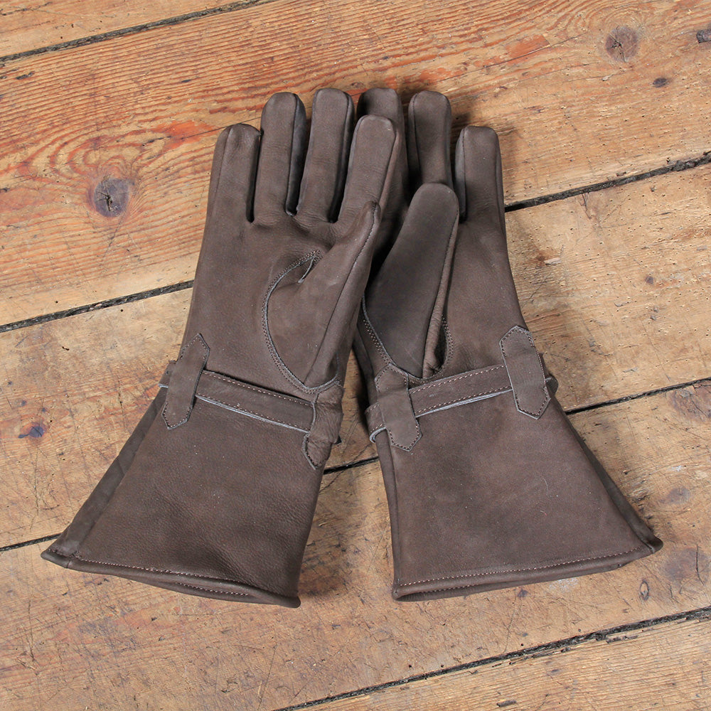 Premium Genuine Leather Gloves for Men & Women - Ulex Brown - Winter Driving, Motorcycle Riding & Outdoor Activities