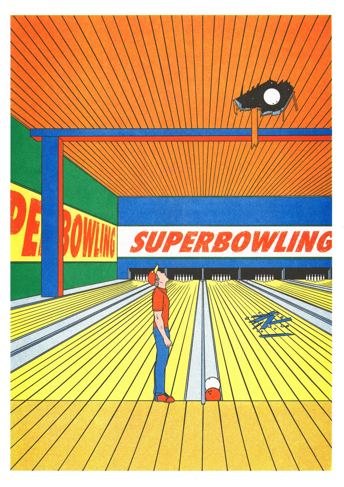 Super Bowling Game Set - Simon Bailly Edition | Fun Family & Party Game for Kids & Adults | Perfect for Indoor & Outdoor Play