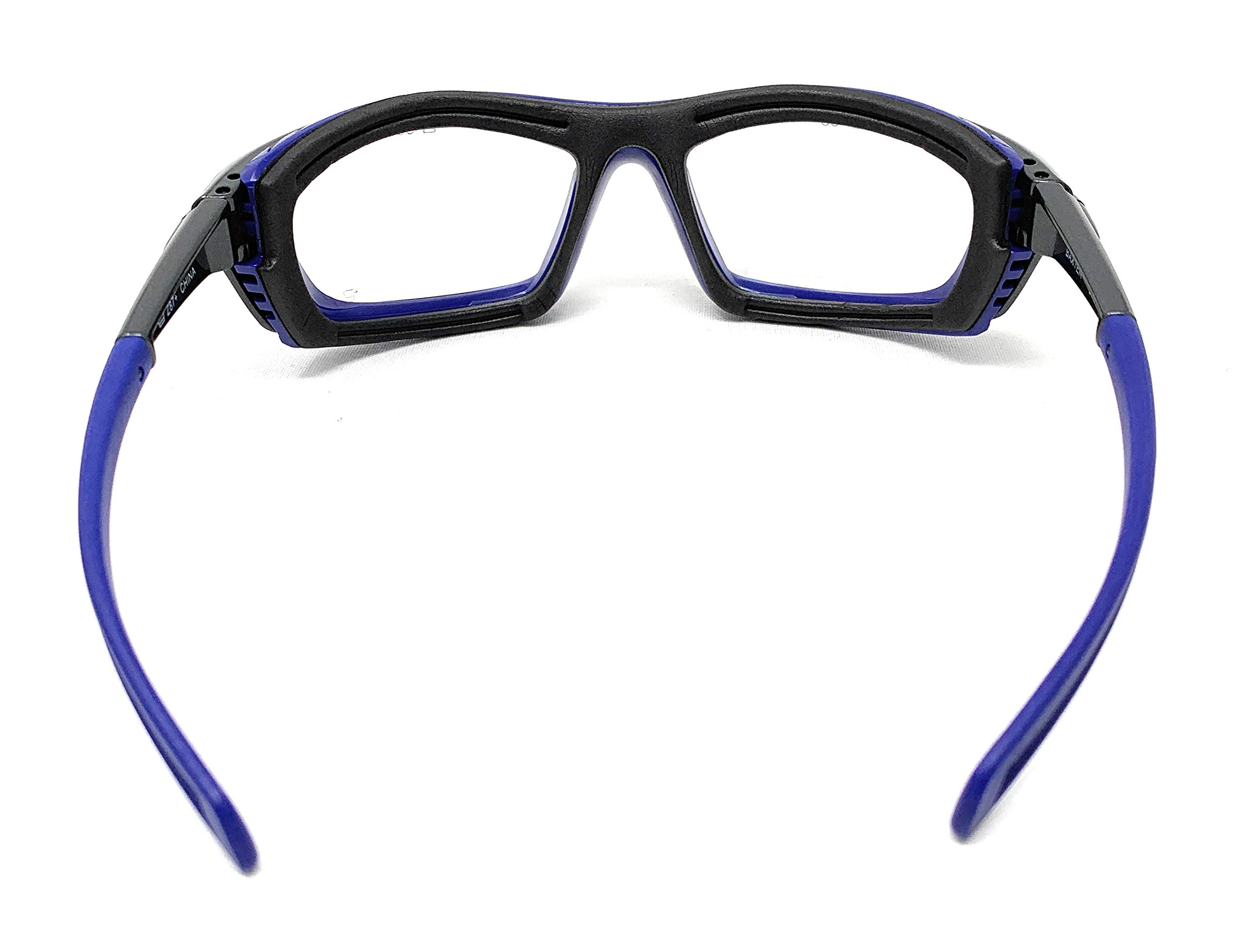 BOLLE SAFETY Baxter Series Safety Glasses - Clear Lens with Platinum Anti-Fog & Anti-Scratch Coating (Model 40276) | Perfect for Construction, Woodworking, and DIY Projects