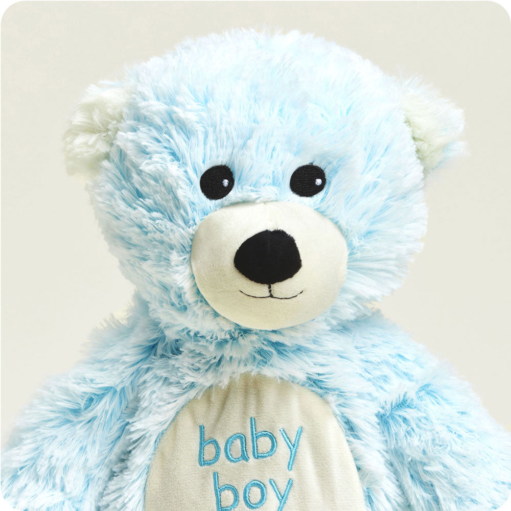 Adorable Baby Boy Bear Warmies Plush Toy - Soft & Cozy for Newborns & Toddlers - Perfect for Cuddling, Gifts, and Nursery Decor