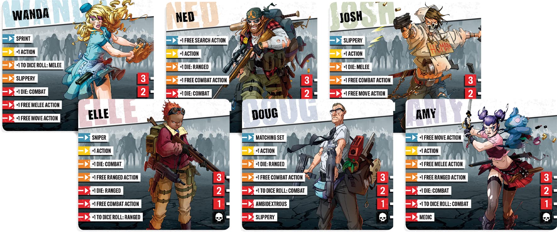 Zombicide Season 1 - 2nd Edition Board Game | Cooperative Zombie Survival Tabletop Game for Adults & Teens 14+ | 1-6 Players | 60 Min Playtime | Miniature Strategy Game | Perfect for Game Nights & Halloween Parties