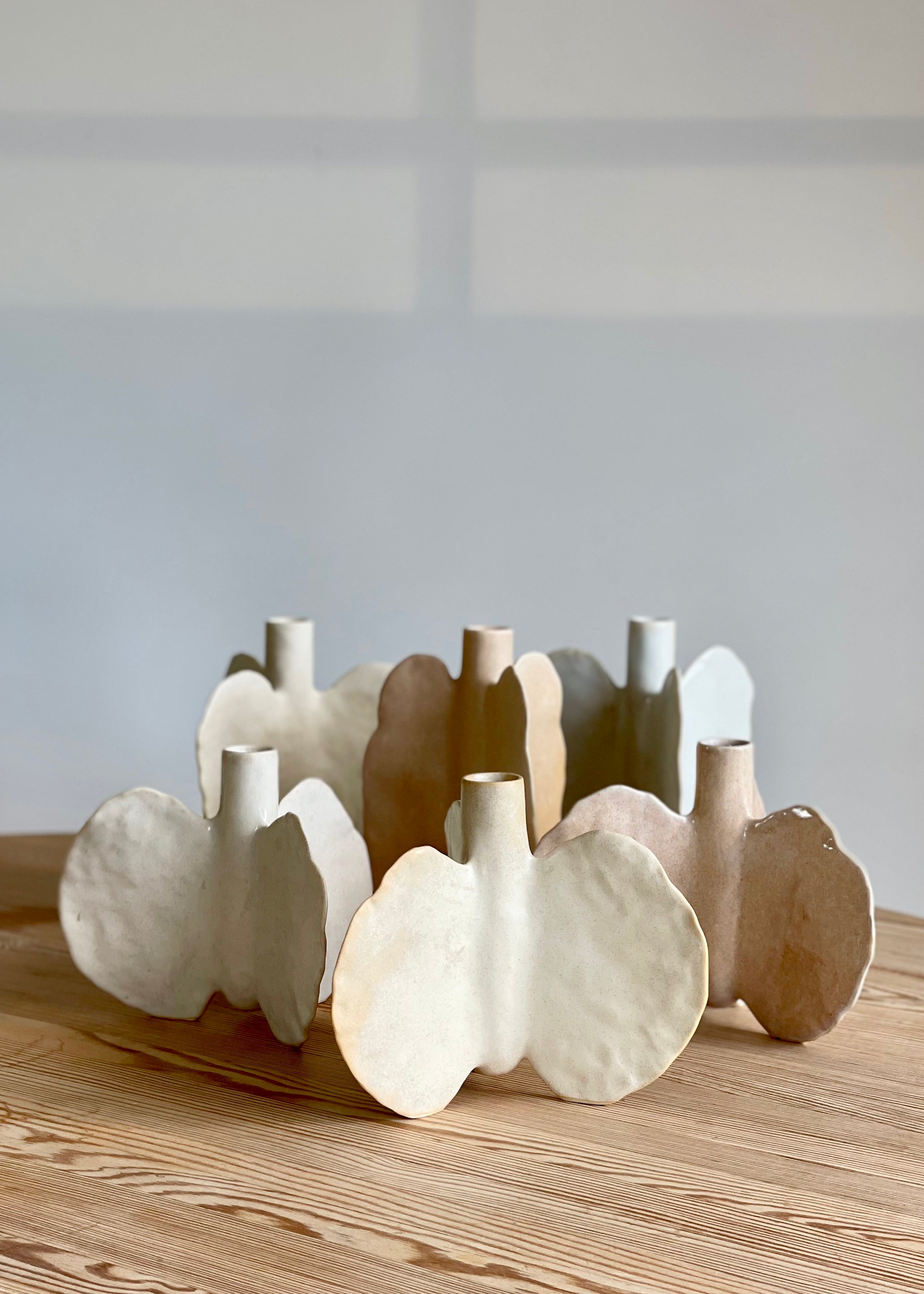 Thora Finnsdottir Butterfly Lungs Vase - Unique Ceramic Home Decor for Living Room, Bedroom & Office - Perfect Gift for Plant Lovers & Interior Design