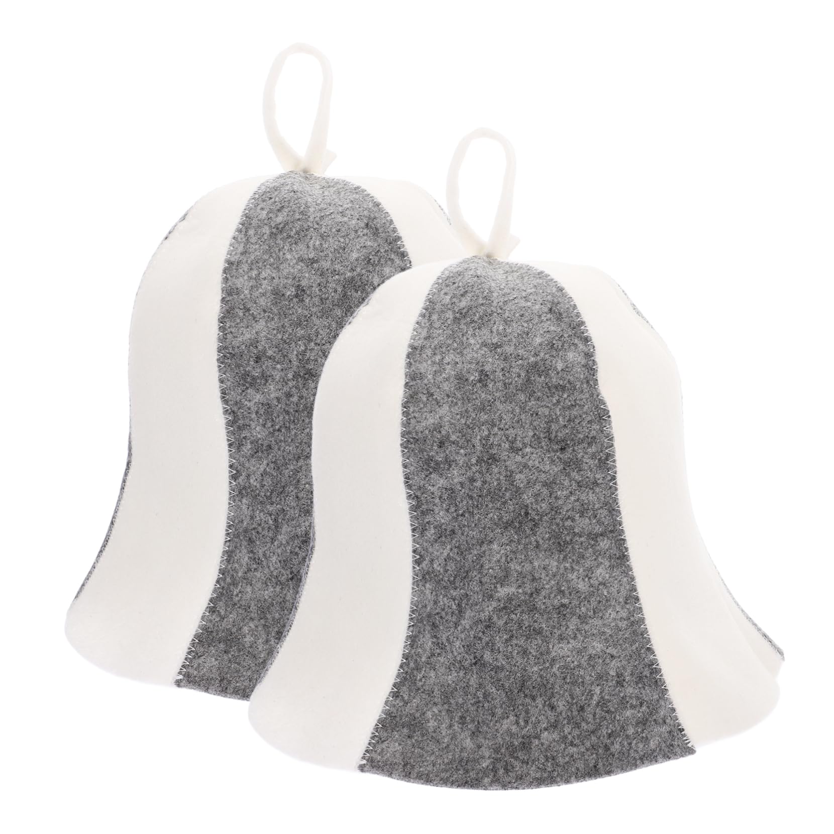 YARNOW 8-Pack Felt Sauna Hats for Men & Women - Breathable Shower Cap, Bathhouse Headwear, Spa Accessories, Water Absorbent Sleep Cap - Perfect for Sauna, Steam Room, Bathing & Relaxation at Home