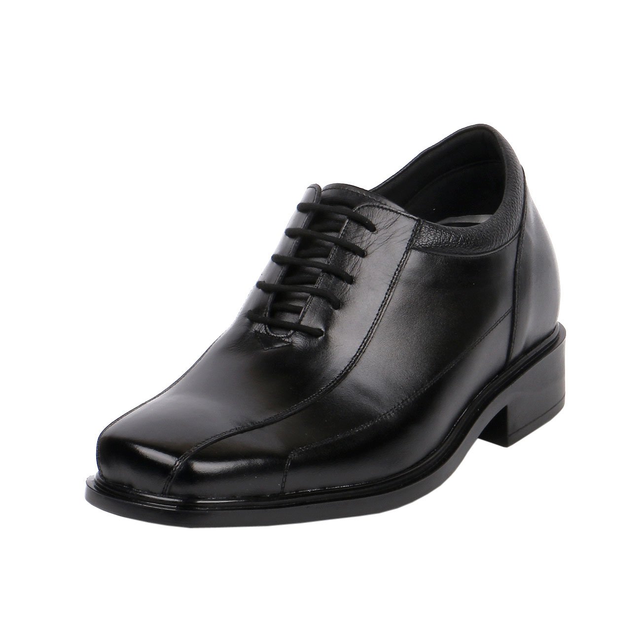 Elevated Comfort Dress Shoes for Tall Men - Lightweight, Wide Fit & 3 Inch Height Boost - Perfect for Office, Weddings & Semi-Formal Occasions