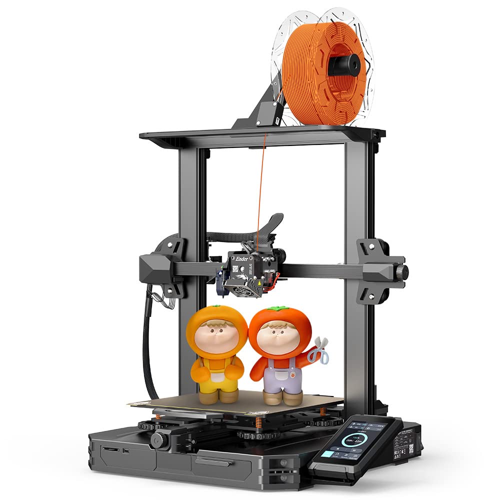 Creality Ender 3 S1 Pro 3D Printer 2024 - 200mm/s High Speed, Sprite Direct Extruder, CR Touch Auto Leveling, 300℃ High Temp Printing, Dual Z-Axis, 8.66x8.66x10.63in Build Volume - Perfect for Home DIY, Prototyping & Hobbyist Projects