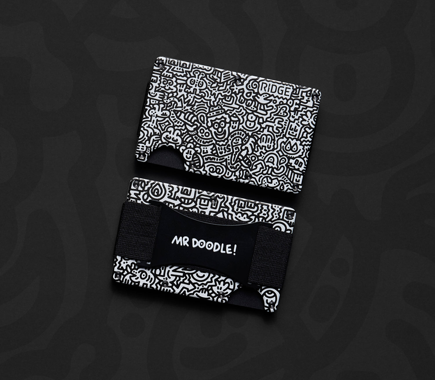 The Ridge Wallet - Slim Minimalist RFID Blocking Front Pocket Wallet for Men | Durable Aluminum & Carbon Fiber | Perfect for Everyday Carry, Travel & Gifts