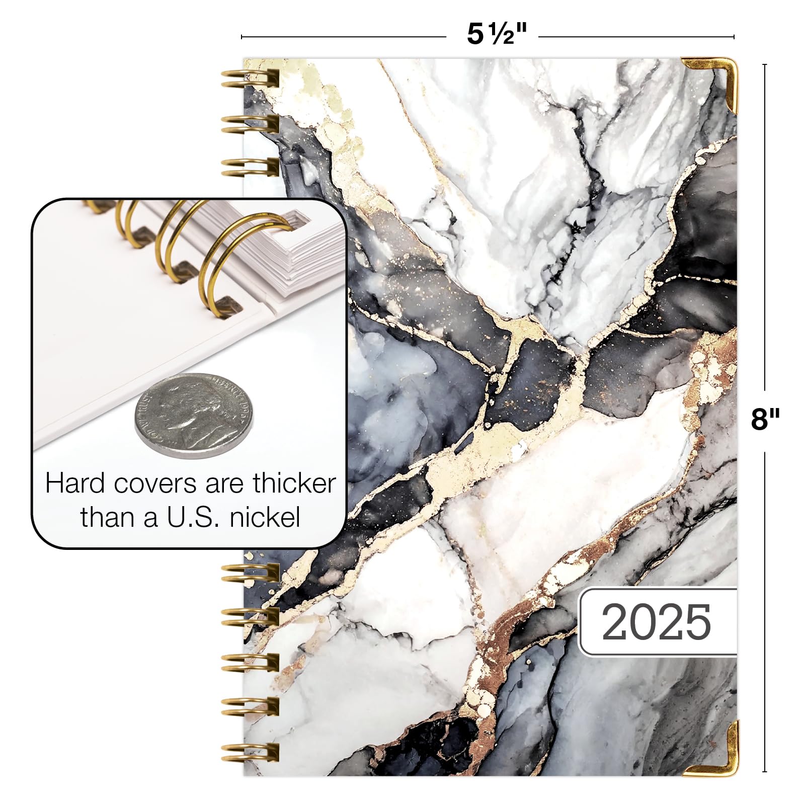 2025 Hardcover Planner 5.5
