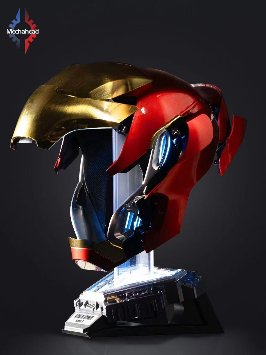 Iron Man MK50 Helmet 1:1 Scale Replica - Collectible Marvel Avengers Cosplay Prop for Display & Costume (Suit Up Like Tony Stark)