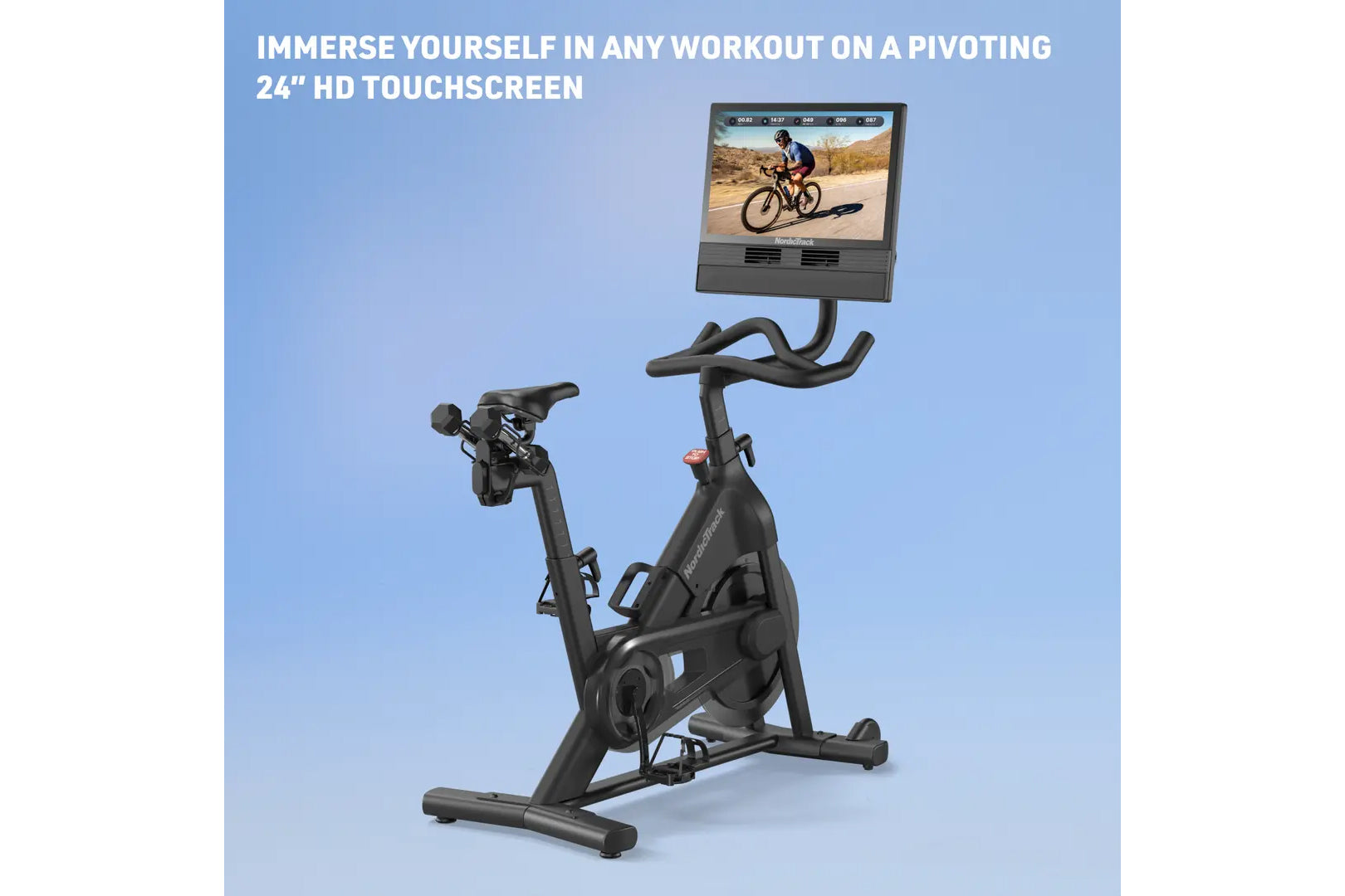 NordicTrack NEW S24 Studio Bike - Premium Indoor Cycling Bike for Home Workouts - Perfect for Cardio, HIIT & Spin Classes