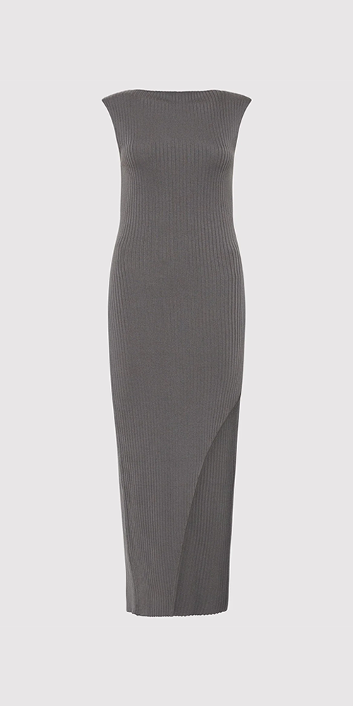 Stylish Cut Away Knit Dress for Women - Trendy & Comfortable Outfit for Casual Wear, Office, and Date Nights