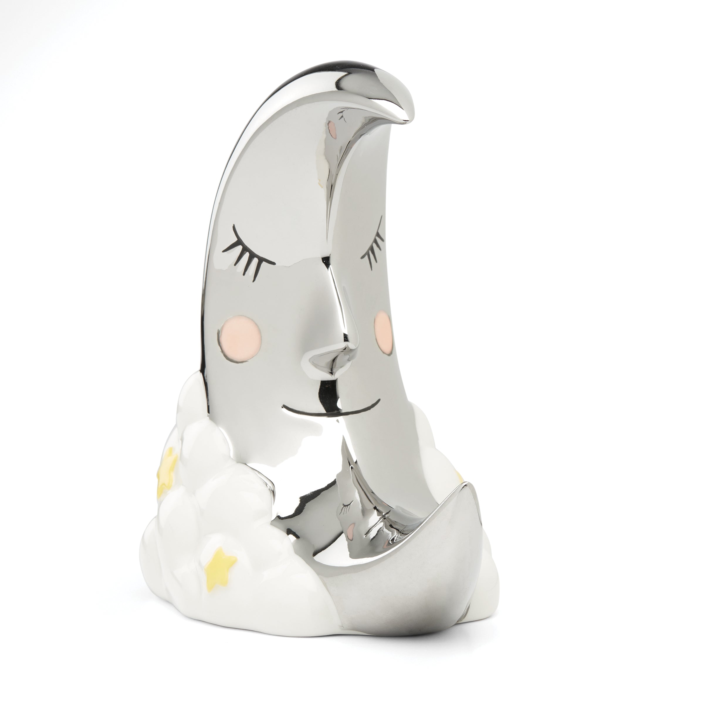 Sweet Dreams Moon Bank - Night Light & Piggy Bank for Kids, Perfect for Bedroom Decor & Savings Gift - Ideal for Bedtime, Nursery, and Children's Room Decorations