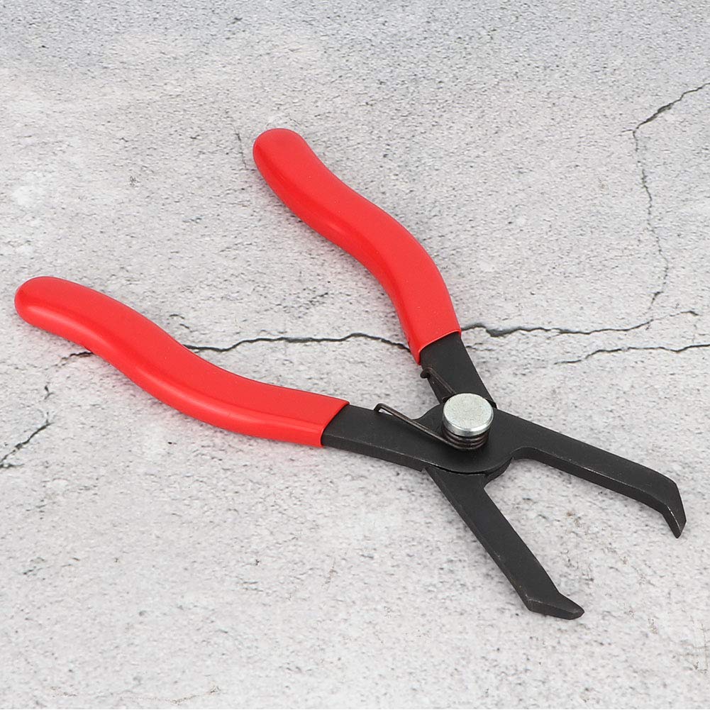EBTOOLS Push Pliers - 30 Degree Angle Plastic Anchor Removal Tool with Tapered End & Spring-Loaded Design for Quick Retainer and Anchor Extraction - Perfect for DIY Home Repairs, Automotive, and Construction Projects
