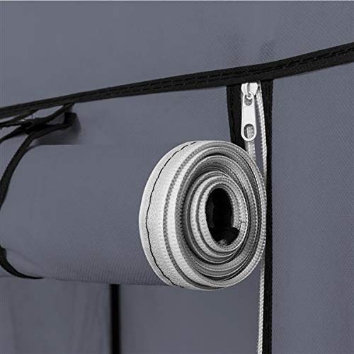 Portable Clothes Closet Organizer - Non-Woven Fabric Wardrobe with Hanging Rod & 9 Storage Shelves for Bedroom, Closet, Dorm Room & Small Space Storage Solution