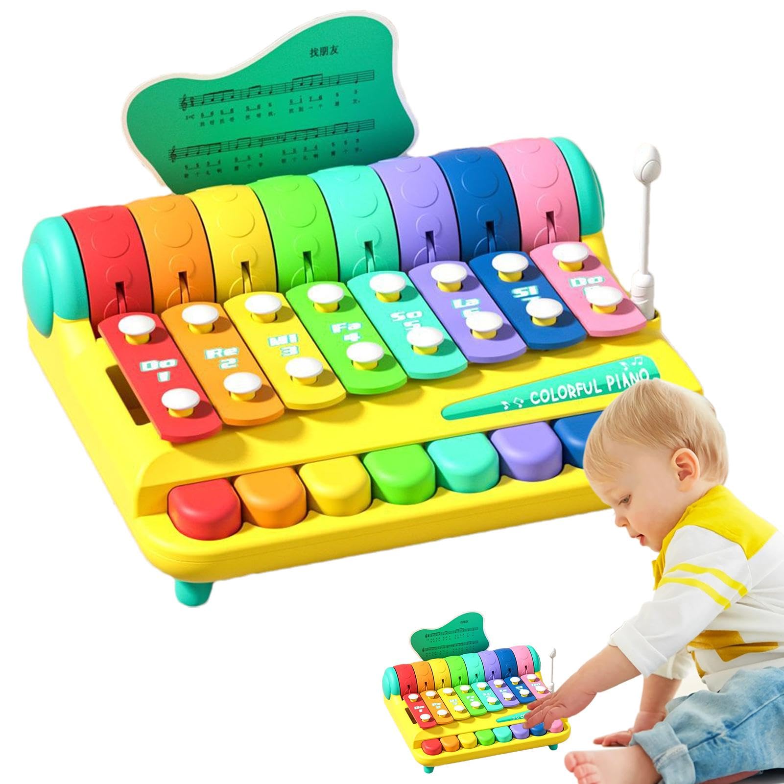 **Best Kids Music Learning Toy - Interactive Educational Piano Keyboard for Toddlers & Children - Portable Musical Toy for Early Learning & Holiday Gifts - Perfect for Home, Classroom & Playtime**