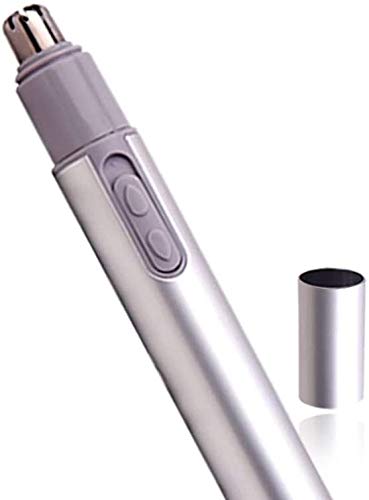 Best Cordless Painless Electric Nose & Ear Hair Trimmer for Men - Battery Operated Grooming Kit for Travel, Home & Office Use