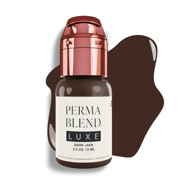 Perma Blend Luxe Dark Java Pigment - Professional Tattoo Ink for Vibrant & Long-Lasting Body Art - Perfect for Tattoo Artists & Permanent Makeup