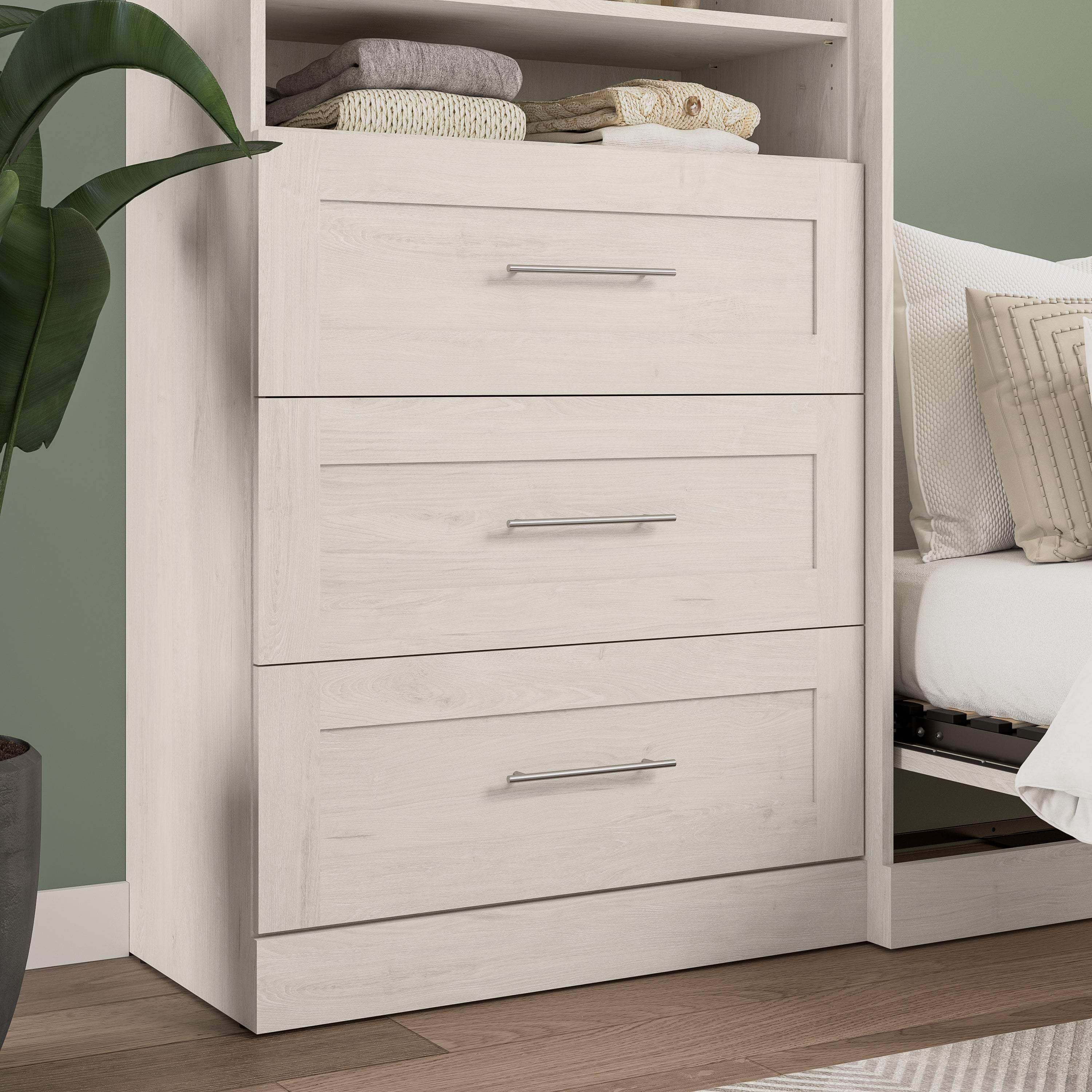 3-Drawer Storage Set for PUR 36W Closet Organizer - 6 Color Options | Perfect for Bedroom, Closet & Office Organization