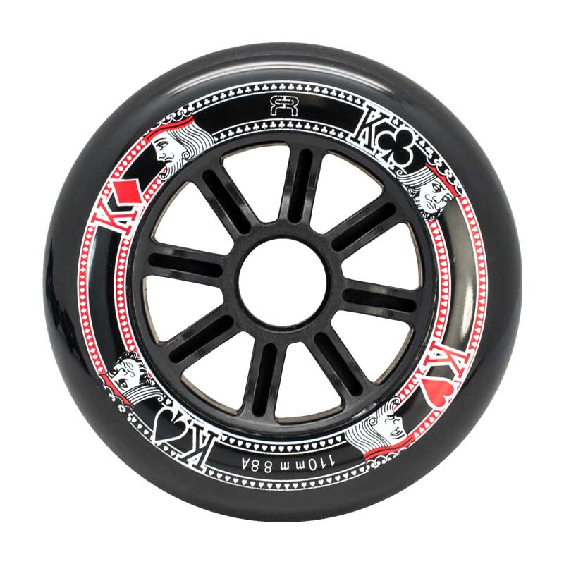 FR Street Kings Inline Skating Wheels - Pack of 3/4 | High-Performance Wheels for Aggressive Inline Skating & Street Skating | Perfect for Outdoor Skating, Skate Parks & Urban Terrain