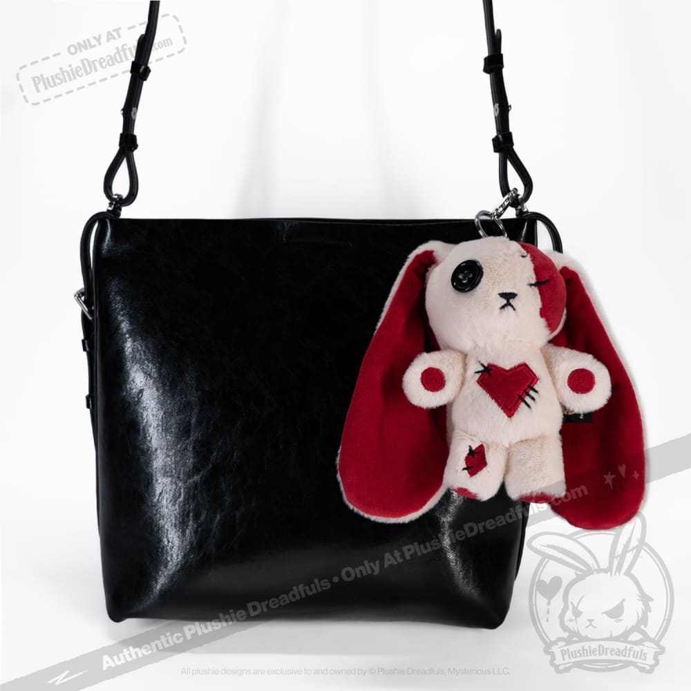 Plushie Dreadfuls Love Rabbit Plush Keychain - Cute Kawaii Stuffed Animal Accessory for Backpacks, Gifts & Home Decor