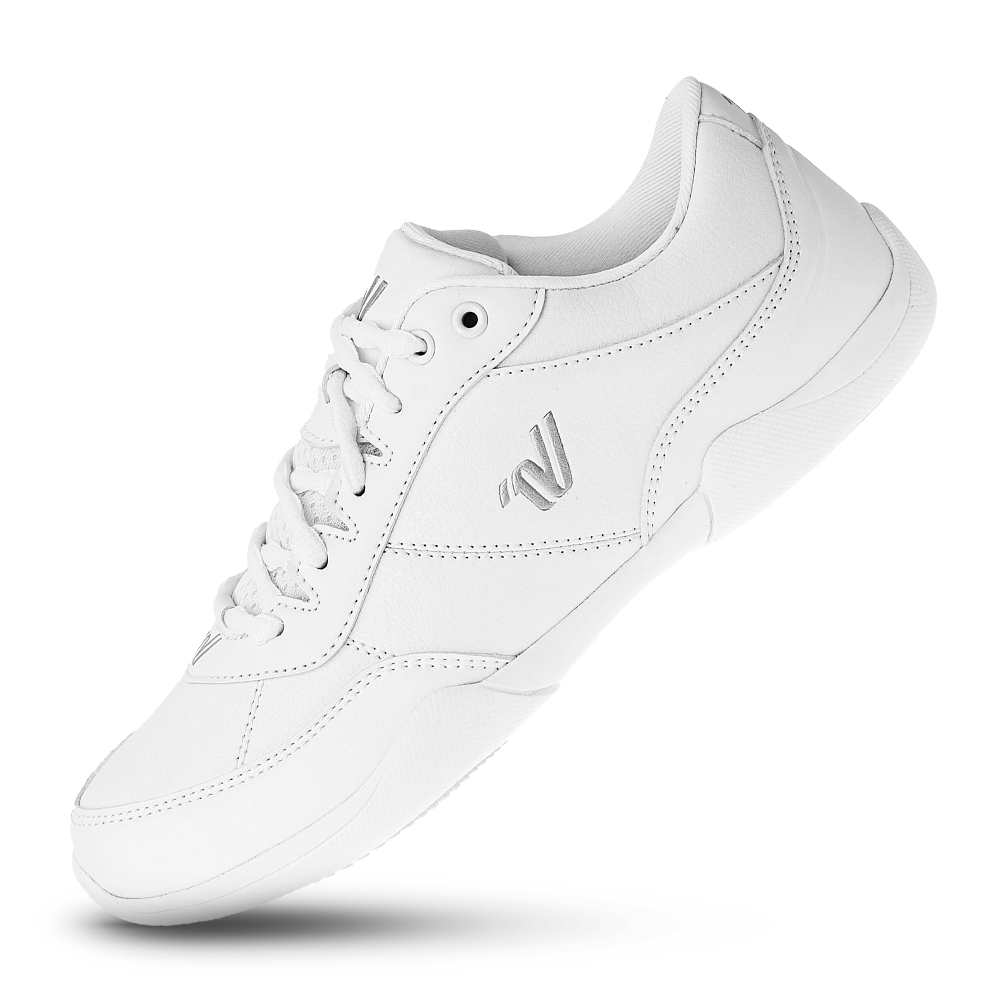 Varsity C3 Cheerleading Shoes for Women & Girls - Lightweight Durable White Cheer Shoes for Cheerleaders, Gymnasts & Athletes - Perfect for Competitions, Practice & Sideline Performances