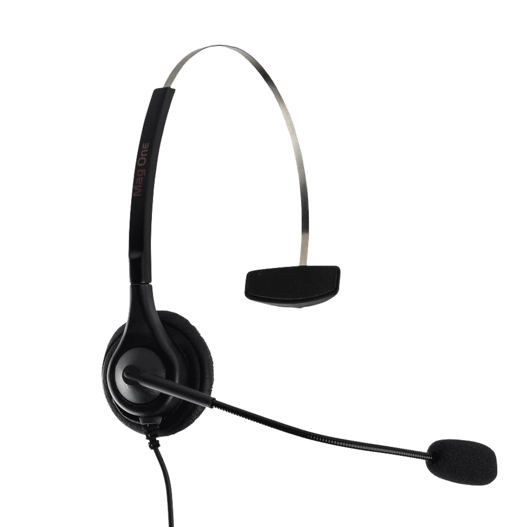 Motorola PMLN4445 Headset with Boom Mic - Noise Cancelling Over-Ear Headset for Clear Calls, Office, Call Center & Remote Work
