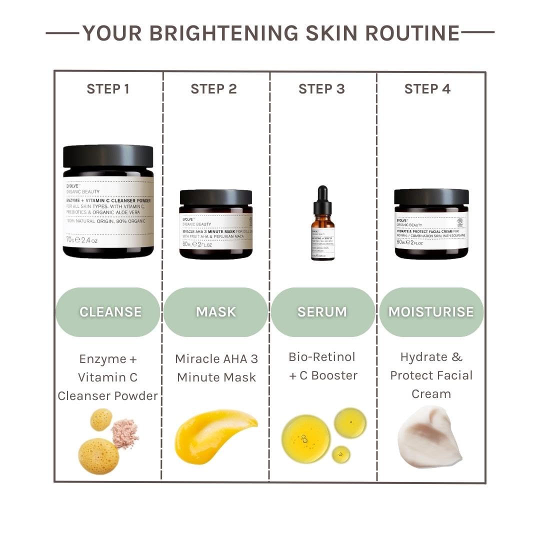 Evolve Organic Beauty - Natural Hydrate + Protect Vegan Facial Cream for Dry Skin | Small-Batch Clean Skincare (2 oz | 60 ml) | Day & Night Moisturizer for Sensitive Skin | Packaging May Vary
