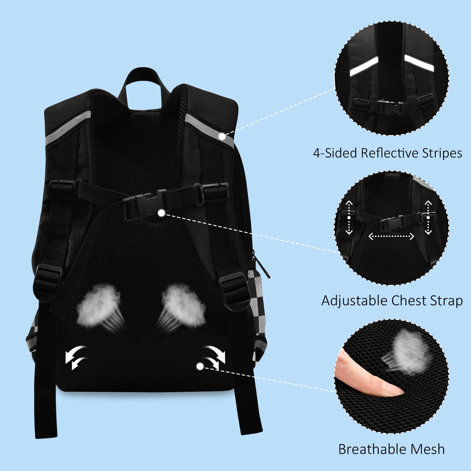 Kids Monster Truck Backpack - Personalized 13 Inch Toddler Backpack for Boys | School & Travel