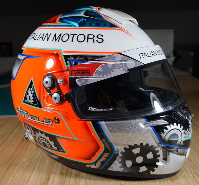 Sparco Air Pro RF 5W Racing Helmet - Lightweight & Ventilated for Karting, Auto Racing & Motorsports - Perfect for Track Days & Competitive Driving