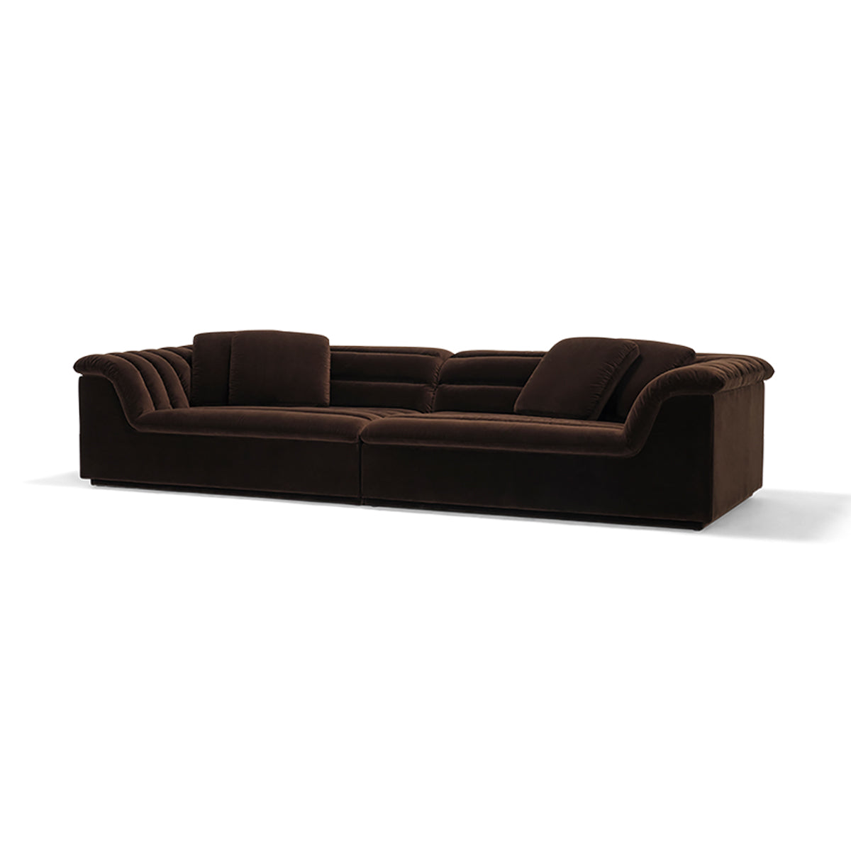 Avalon Piccolo 4-Seat Floating Sofa - Modern Outdoor/Indoor Sectional Couch for Patio, Poolside & Living Room Relaxation