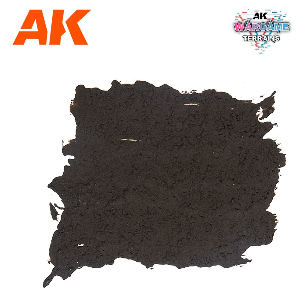 AK Interactive AK1226 Wargame Terrains Muddy Ground 100ml Acrylic Paint - Realistic Mud Effect for Miniature Models, Dioramas & Tabletop Gaming Scenes