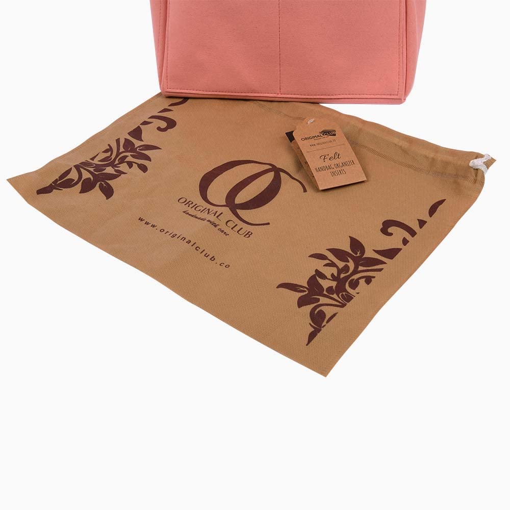 Genuine Suede Leather Handbag Organizer Insert - Compatible with Small Zipped Bayswater Tote & Designer Bags | Perfect for Work, Travel & Everyday Use