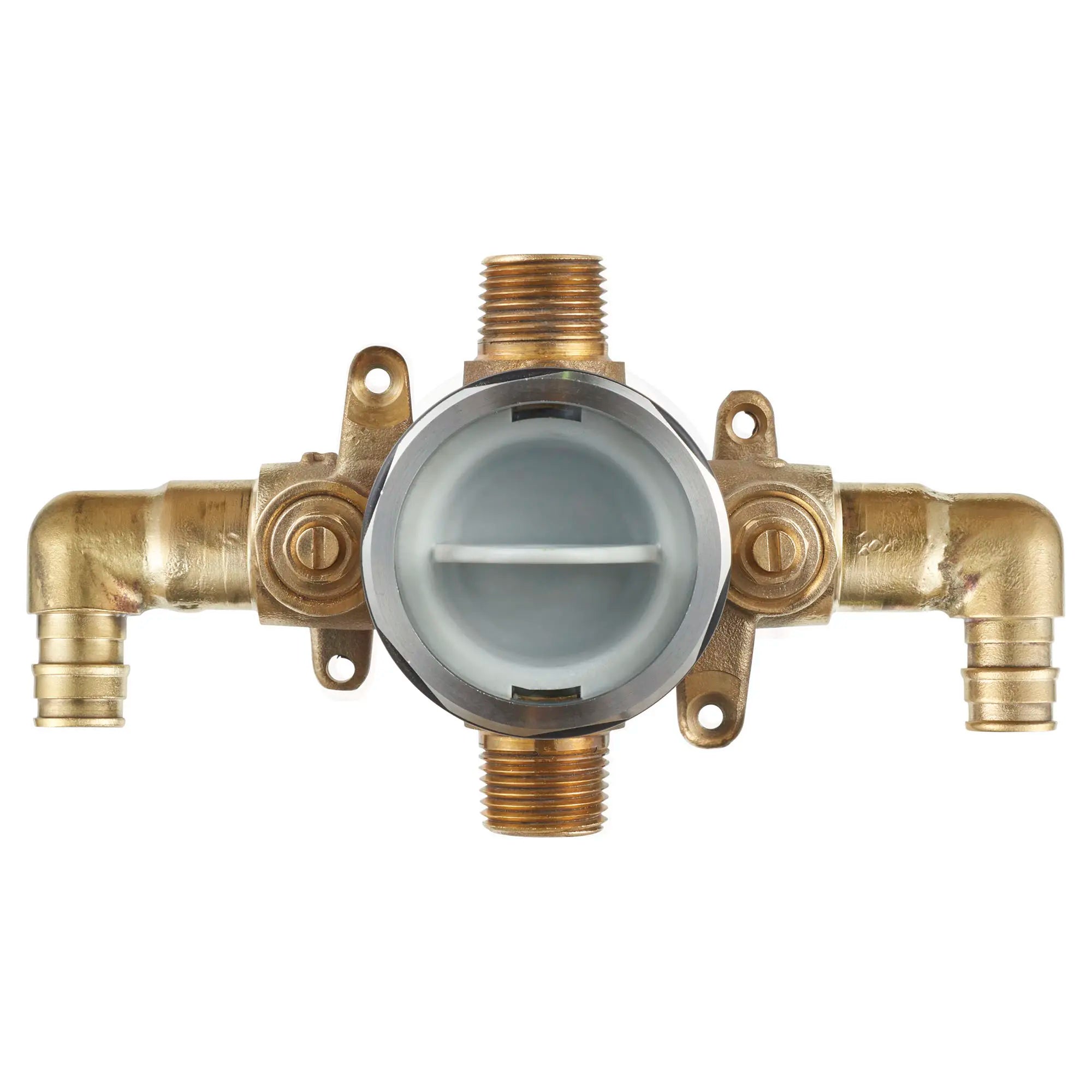 Flash® Universal Shower Rough-In Valve with PRX Inlet Elbows & Screwdriver Stops - Cold Expansion System Compatible - Perfect for Bathroom Renovations and New Construction Installations